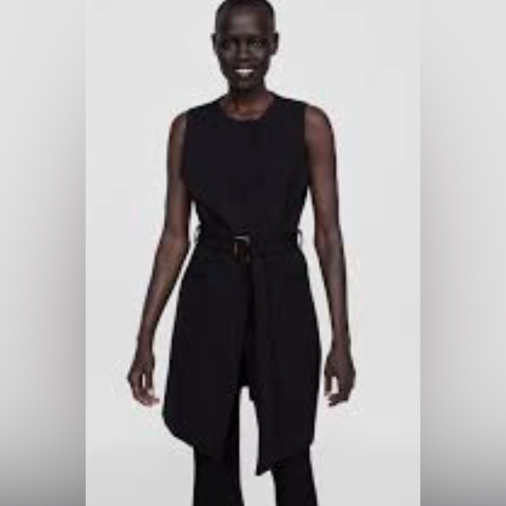 Zara Belted Waistcoat - image 1